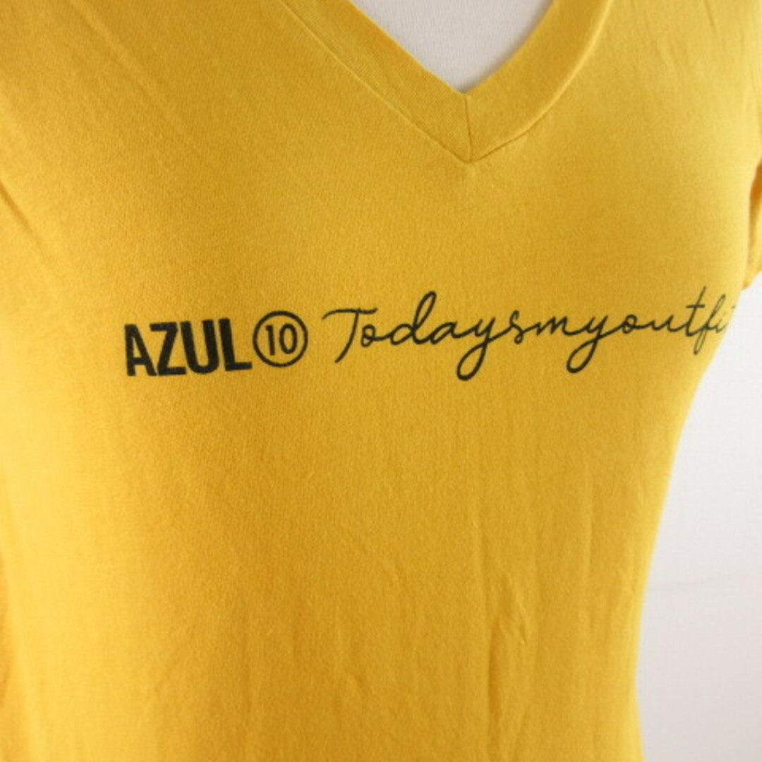 AZUL by moussy(アズールバイマウジー)のアズールバイマウジー AZUL by moussy カットソー Tシャツ 半袖 レディースのトップス(Tシャツ(半袖/袖なし))の商品写真