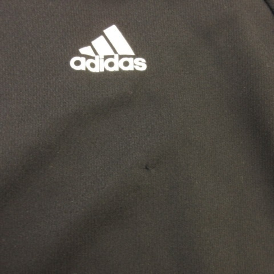 adidas(アディダス)のアディダス adidas カットソー Tシャツ 半袖 ワンポイント ロゴ 黒 M レディースのトップス(Tシャツ(半袖/袖なし))の商品写真