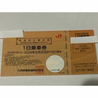 JR九州　鉄道株主優待券　１日乗車券　9枚(鉄道乗車券)