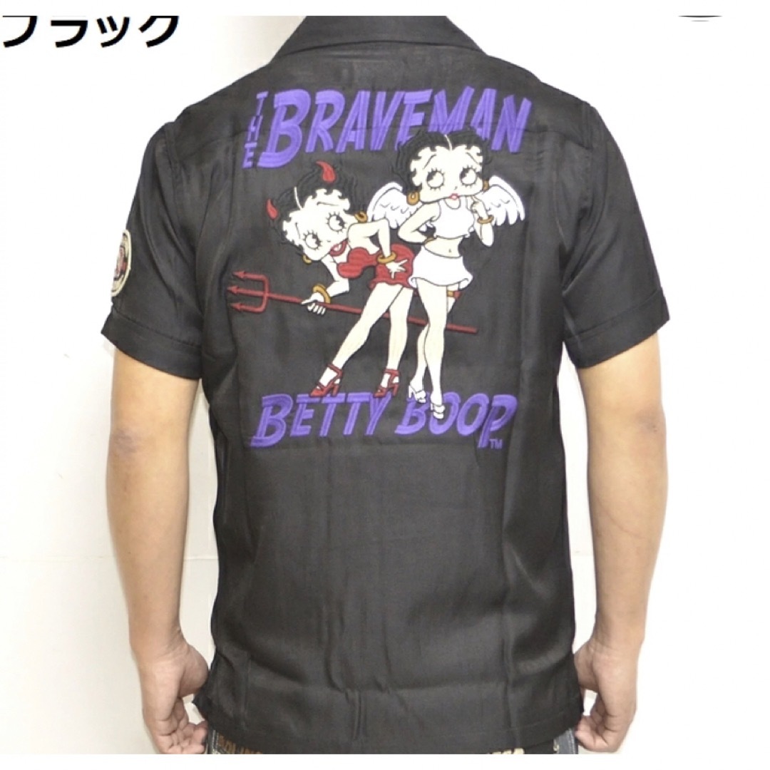 Betty Boop(ベティブープ)のブレイブマン ベティブープ 半袖 シャツ  2XL  新品未使用 メンズのトップス(シャツ)の商品写真