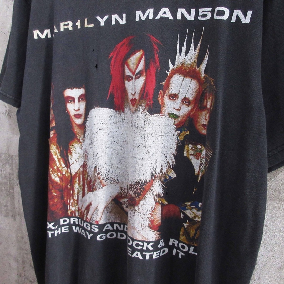 マリリンマンソン 90s ROCK IS DEAD 99 ツアーTシャツ L 黒
