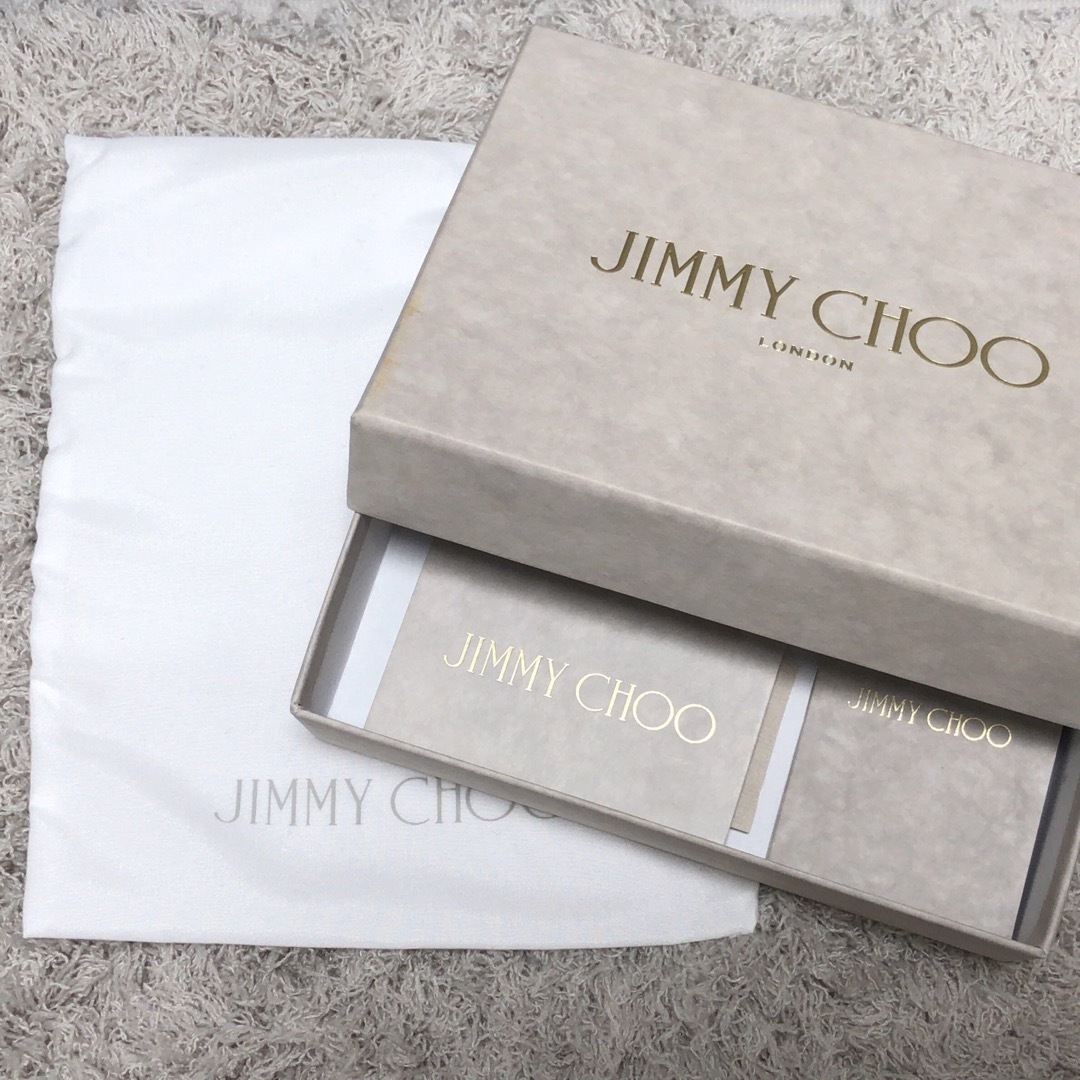 JIMMY CHOO(ジミーチュウ)の【付属品あり】【美品】ジミーチュウ JIMMY CHOO コインケース メンズ メンズのファッション小物(コインケース/小銭入れ)の商品写真