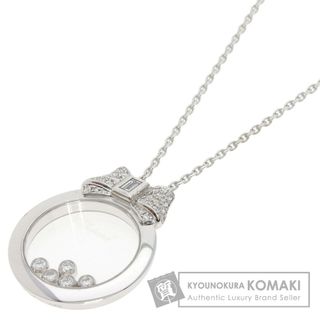 ショパール(Chopard)のChopard ハッピーダイヤモンド ネックレス K18WG レディース(ネックレス)