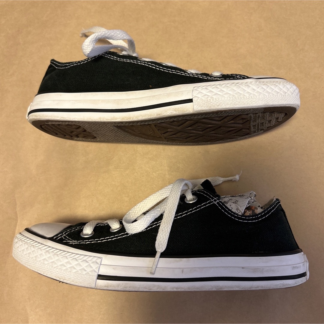 CONVERSE(コンバース)のconverse コンバース オールスター ローカット ブラック19.5センチ キッズ/ベビー/マタニティのキッズ靴/シューズ(15cm~)(スニーカー)の商品写真