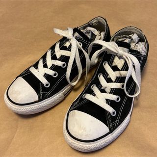 コンバース(CONVERSE)のconverse コンバース オールスター ローカット ブラック19.5センチ(スニーカー)