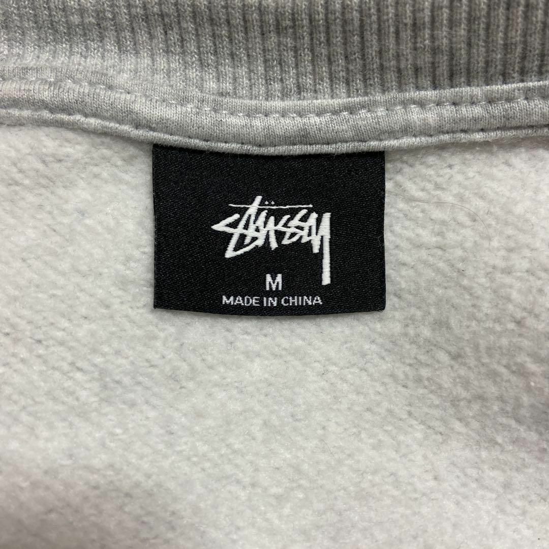 0848 STUSSY ステューシー アーチロゴ 刺繍 スウェット Mサイズ