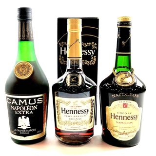 3本 CAMUS Hennessy コニャック(ブランデー)