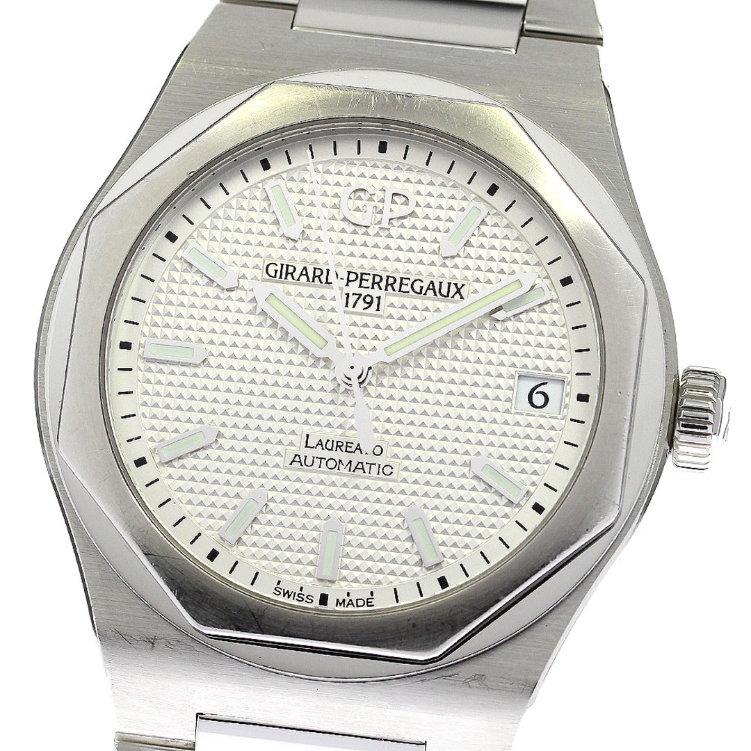 GIRARD-PERREGAUX(ジラールペルゴ)のジラール・ペルゴ GIRARD-PERREGAUX 81010 ロレアート デイト 自動巻き メンズ 内箱付き_762211 メンズの時計(腕時計(アナログ))の商品写真