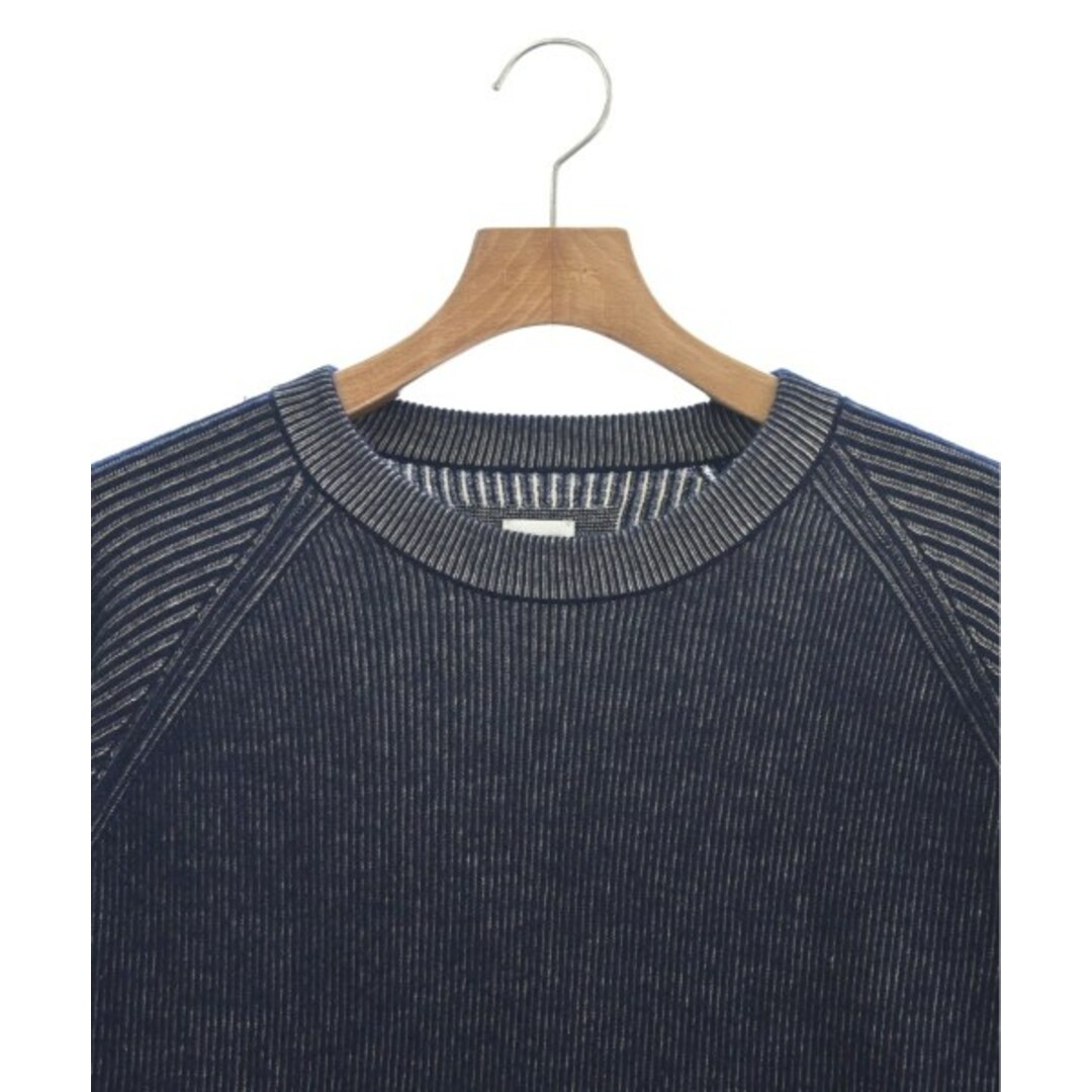 Paul Smith ポールスミス ニット・セーター XL 紺xベージュ