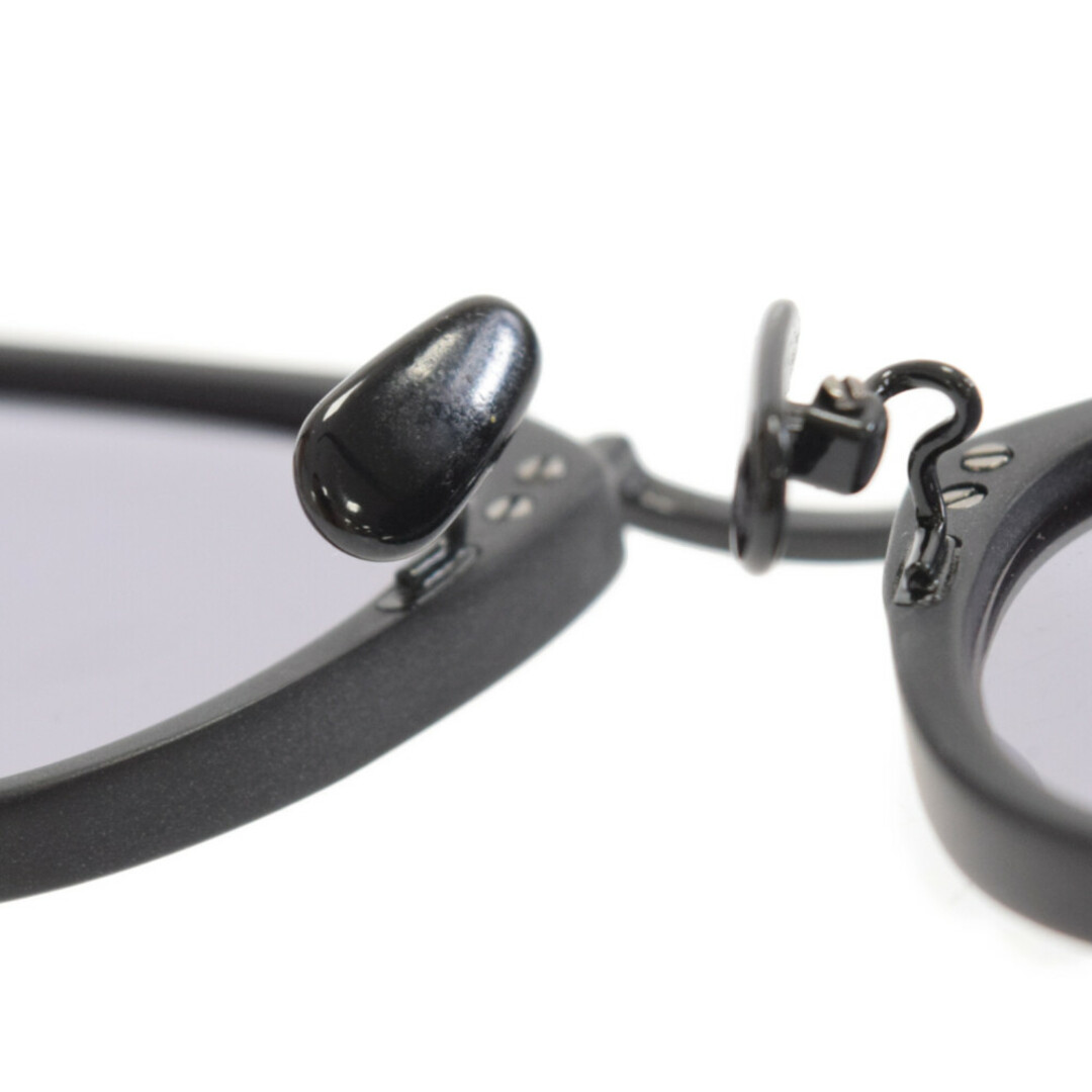 A.D.S.R.(エーディーエスアール)のA.D.S.R. エーディーエスアール TURNER 02 フラットレンズ ウェリントンサングラス アイウェア メガネ ブラック メンズのファッション小物(サングラス/メガネ)の商品写真