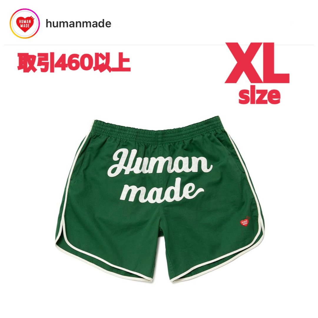 HUMAN MADE 2023SS GAME SHORTS GREEN XL - ショートパンツ