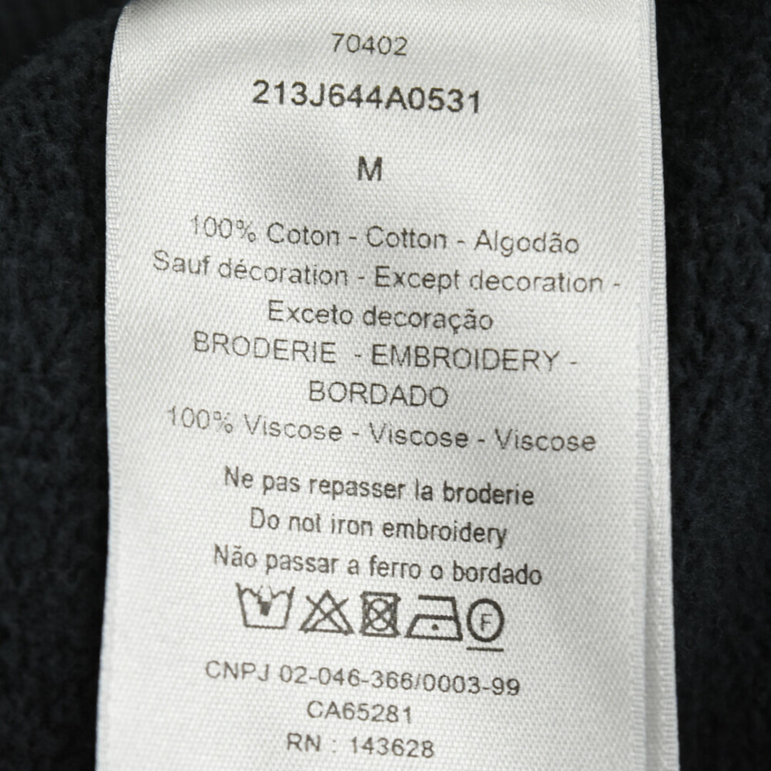 21AW【極希少】Dior　ケニーシャーフ 刺繍デザイン　プルオーバーパーカー