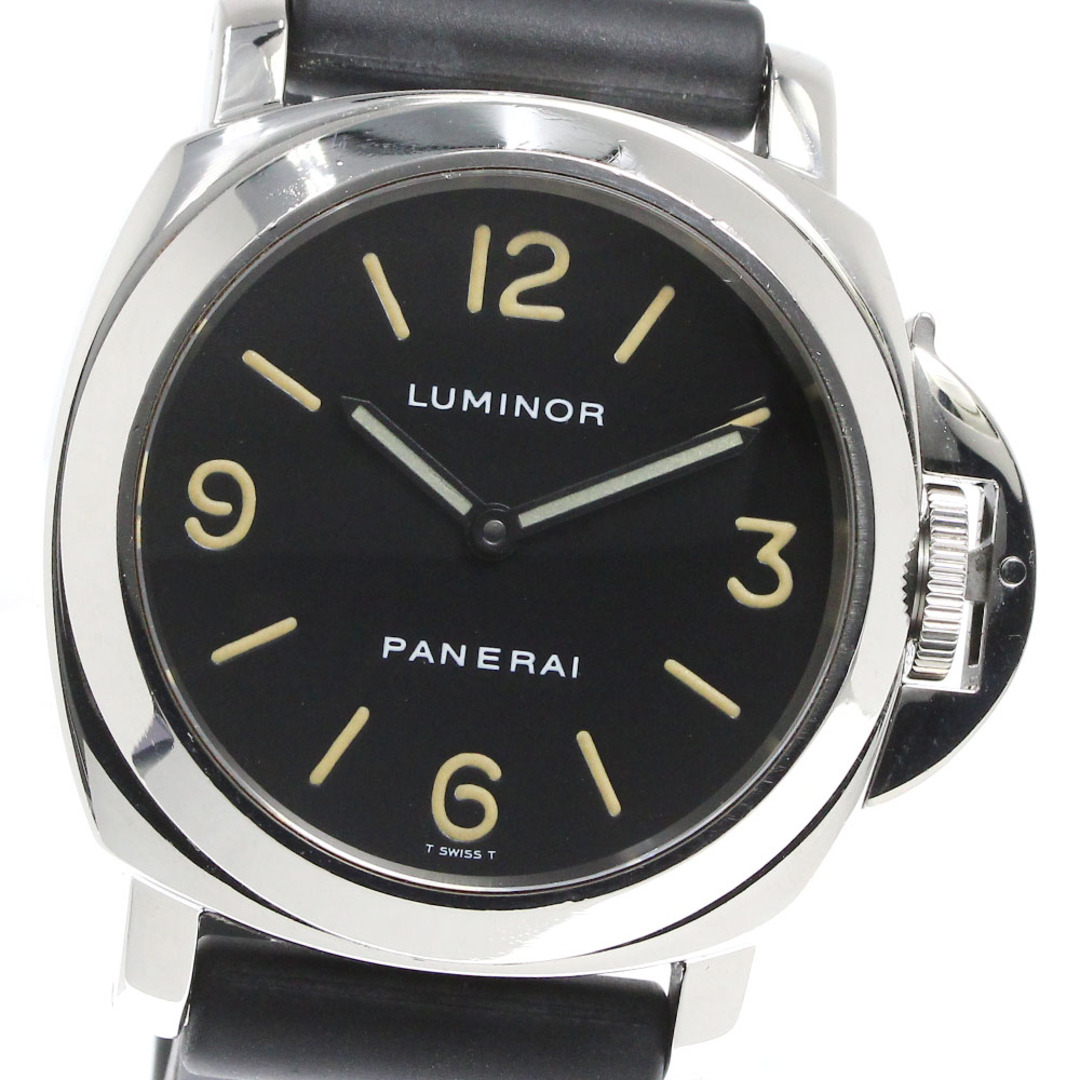 PANERAI(パネライ)のパネライ PANERAI PAM00002 ルミノールベース トリチウム 手巻き メンズ 箱・保証書付き_763756 メンズの時計(腕時計(アナログ))の商品写真