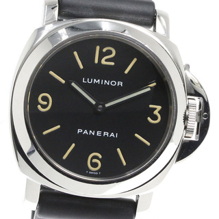 パネライ(PANERAI)のパネライ PANERAI PAM00002 ルミノールベース トリチウム 手巻き メンズ 箱・保証書付き_763756(腕時計(アナログ))