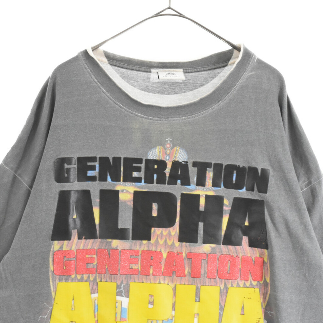 VETEMENTS ヴェトモン 18AW Generation Alpha Tee ジェネレーション