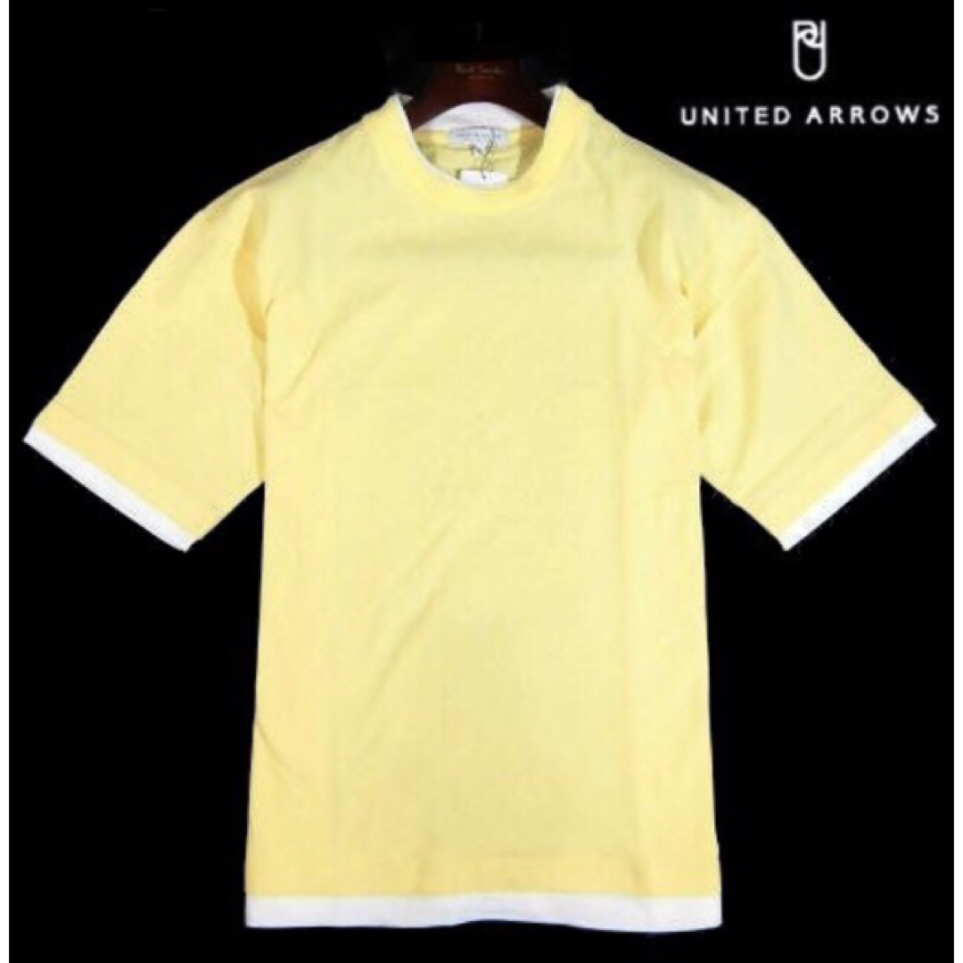 UNITED ARROWS(ユナイテッドアローズ)の【UNITED ARROWS／ユナイテッドアローズ】フェイクレイヤードTシャツM メンズのトップス(Tシャツ/カットソー(半袖/袖なし))の商品写真