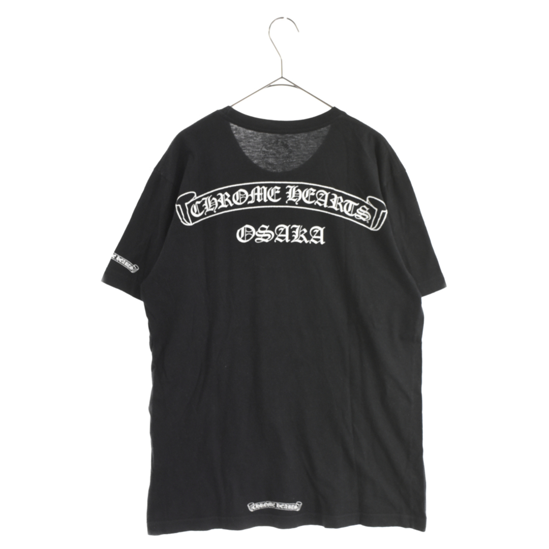 CHROME HEARTS クロムハーツ Osaka Scroll Label Logo Tee オオサカスクロールラベルロゴ半袖Tシャツ カットソー  ブラック | フリマアプリ ラクマ