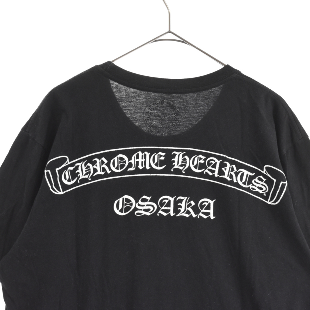 CHROME HEARTS クロムハーツ Osaka Scroll Label Logo Tee オオサカスクロールラベルロゴ半袖Tシャツ カットソー  ブラック