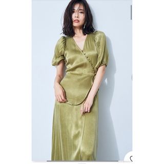 フレイアイディー(FRAY I.D)のmai様専用、FRAYID カシュクール⭐︎フレイアイディー⭐︎田中みな実着用(ロングワンピース/マキシワンピース)