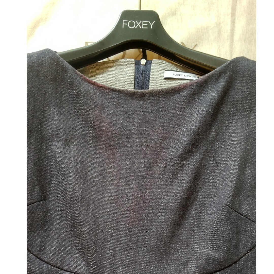 FOXEY NEW YORK  デニムワンピース　40  新品