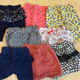 まとめ売り　８点　女の子夏向け　８０センチ(パンツ)