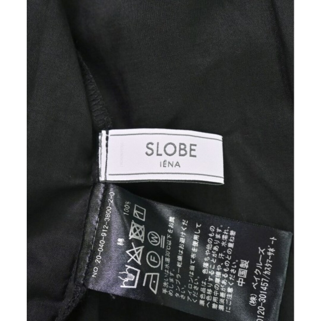 SLOBE IENA(スローブイエナ)のSLOBE IENA スローブイエナ ワンピース F 黒 【古着】【中古】 レディースのワンピース(ひざ丈ワンピース)の商品写真