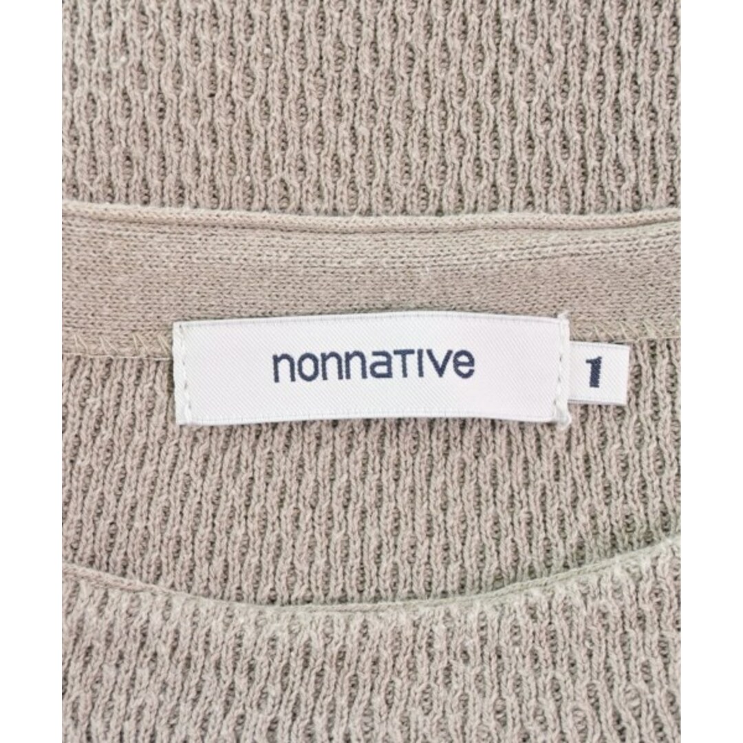 nonnative(ノンネイティブ)のnonnative ノンネイティヴ Tシャツ・カットソー 1(S位) ベージュ 【古着】【中古】 メンズのトップス(Tシャツ/カットソー(半袖/袖なし))の商品写真