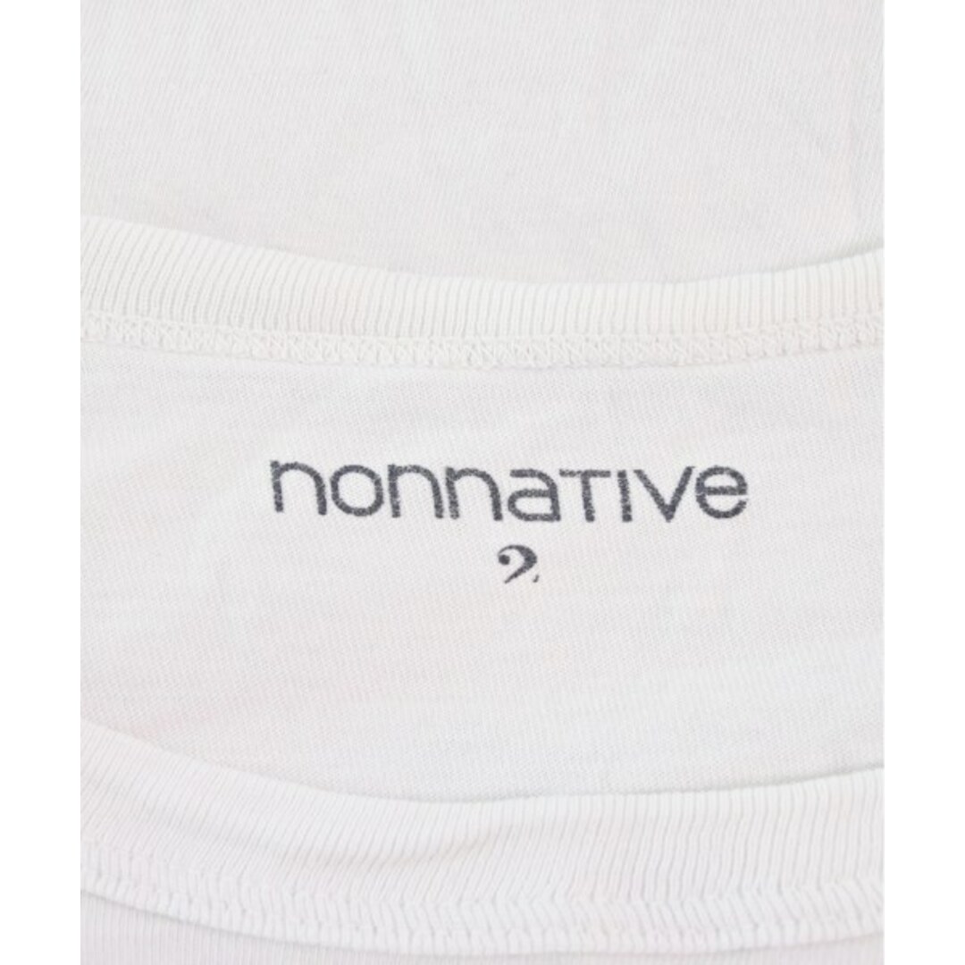 nonnative(ノンネイティブ)のnonnative ノンネイティヴ Tシャツ・カットソー 2(M位) 白 【古着】【中古】 メンズのトップス(Tシャツ/カットソー(半袖/袖なし))の商品写真