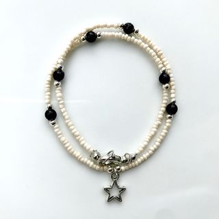 beads necklace＊star☆(ネックレス)