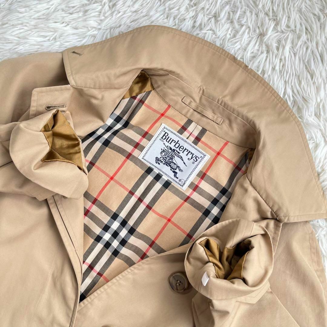 BURBERRY - 【美品】バーバリー ステンカラー コート ノバチェック柄