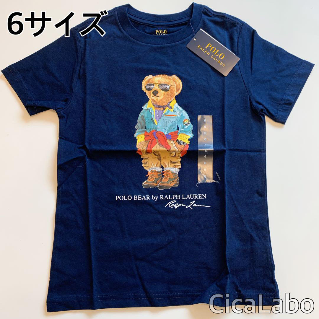 cicaLaboNchild【新品】ラルフローレン ポロベア Tシャツ クルーズ ネイビー 6