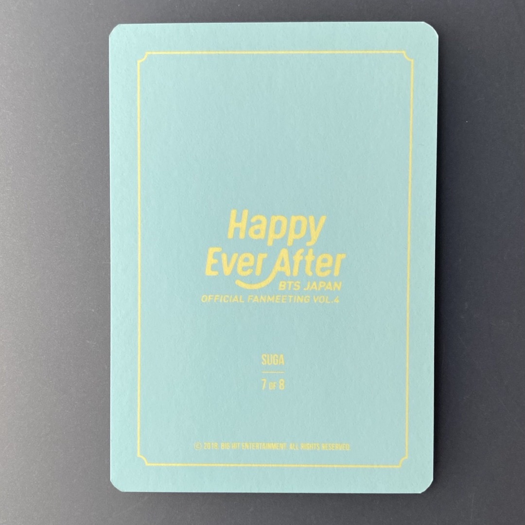 ハピエバ ミニフォト ユンギ SUGA Happy ever after BTS