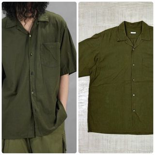 COMOLI - 21ss COMOLI ベタシャン オープンカラー シャツ 希少 サイズ