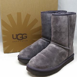 アグ(UGG)のUGG アグ クラシック ショート クリスタル ボウ ムートンブーツ 24cm(ブーツ)