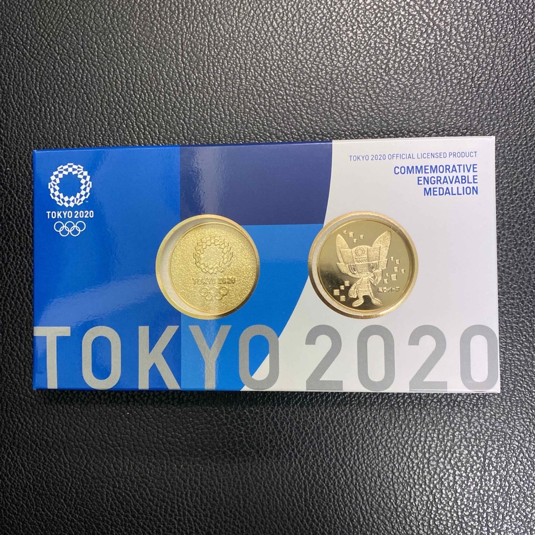 東京2020オリンピックエンブレム記念刻印メダリオンセットB スポーツ/アウトドアの野球(記念品/関連グッズ)の商品写真