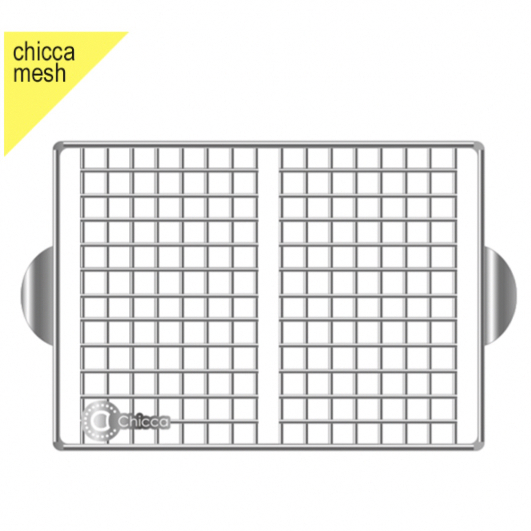 【新品未使用】窒素処理焼き網 chicca mesh【L】ラウンドタイプ