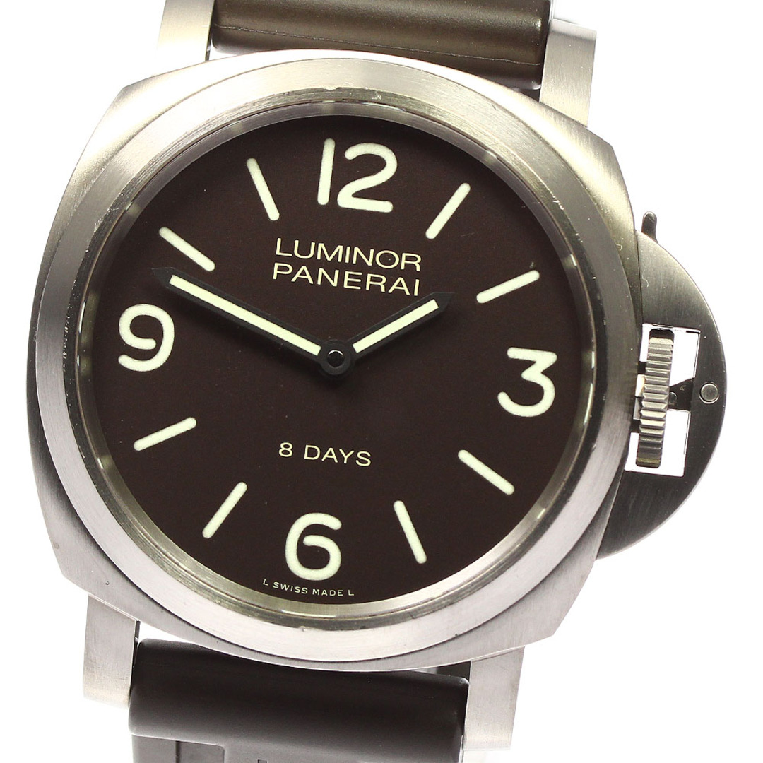 パネライ PANERAI PAM00562 ルミノール ベース 8デイズ 手巻き メンズ 良品 箱・保証書付き_762104