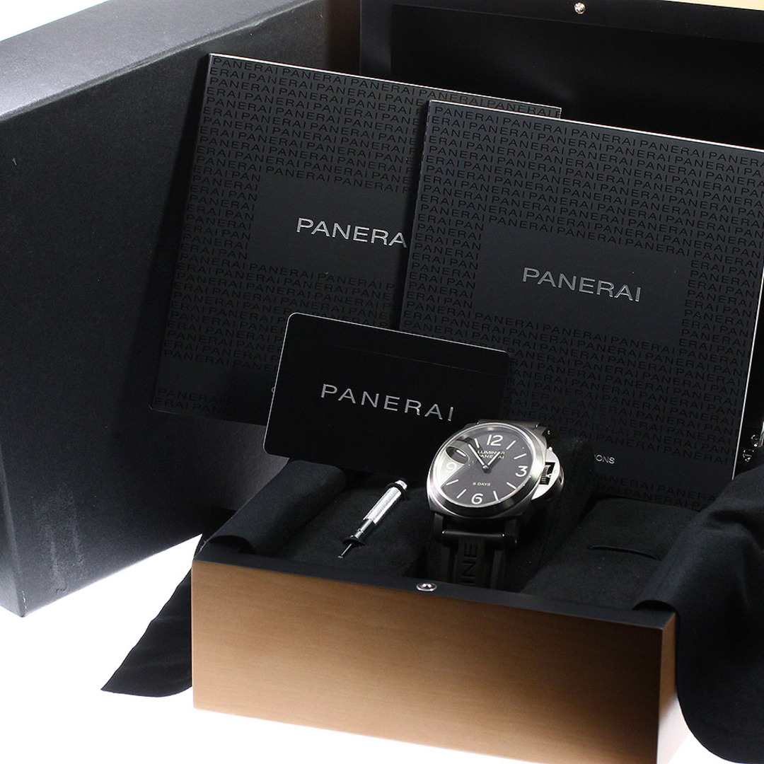 パネライ PANERAI PAM00562 ルミノール ベース 8デイズ 手巻き メンズ 良品 箱・保証書付き_762104