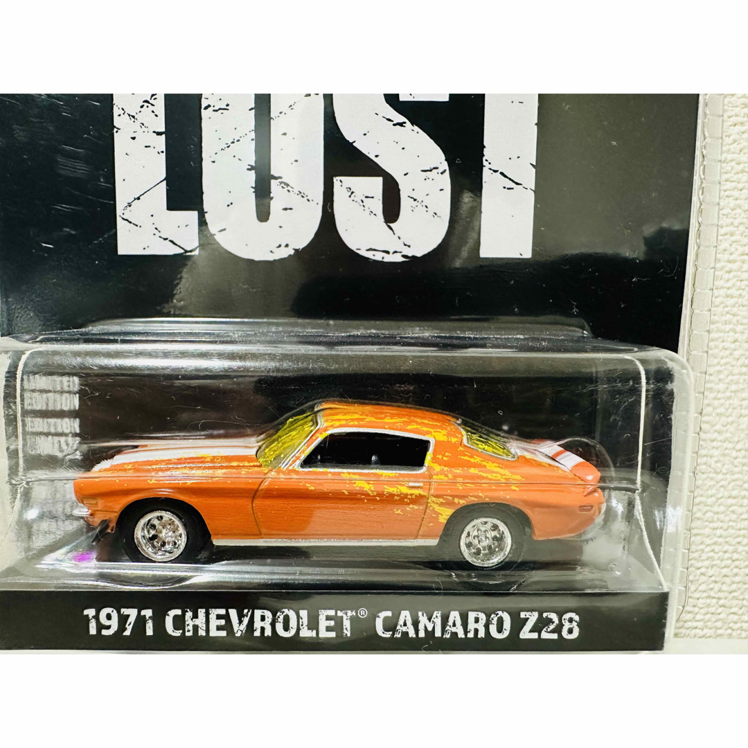 Chevrolet(シボレー)のGL/'71 Chevyシボレー Camaroカマロ Z28 1/64 エンタメ/ホビーのおもちゃ/ぬいぐるみ(ミニカー)の商品写真