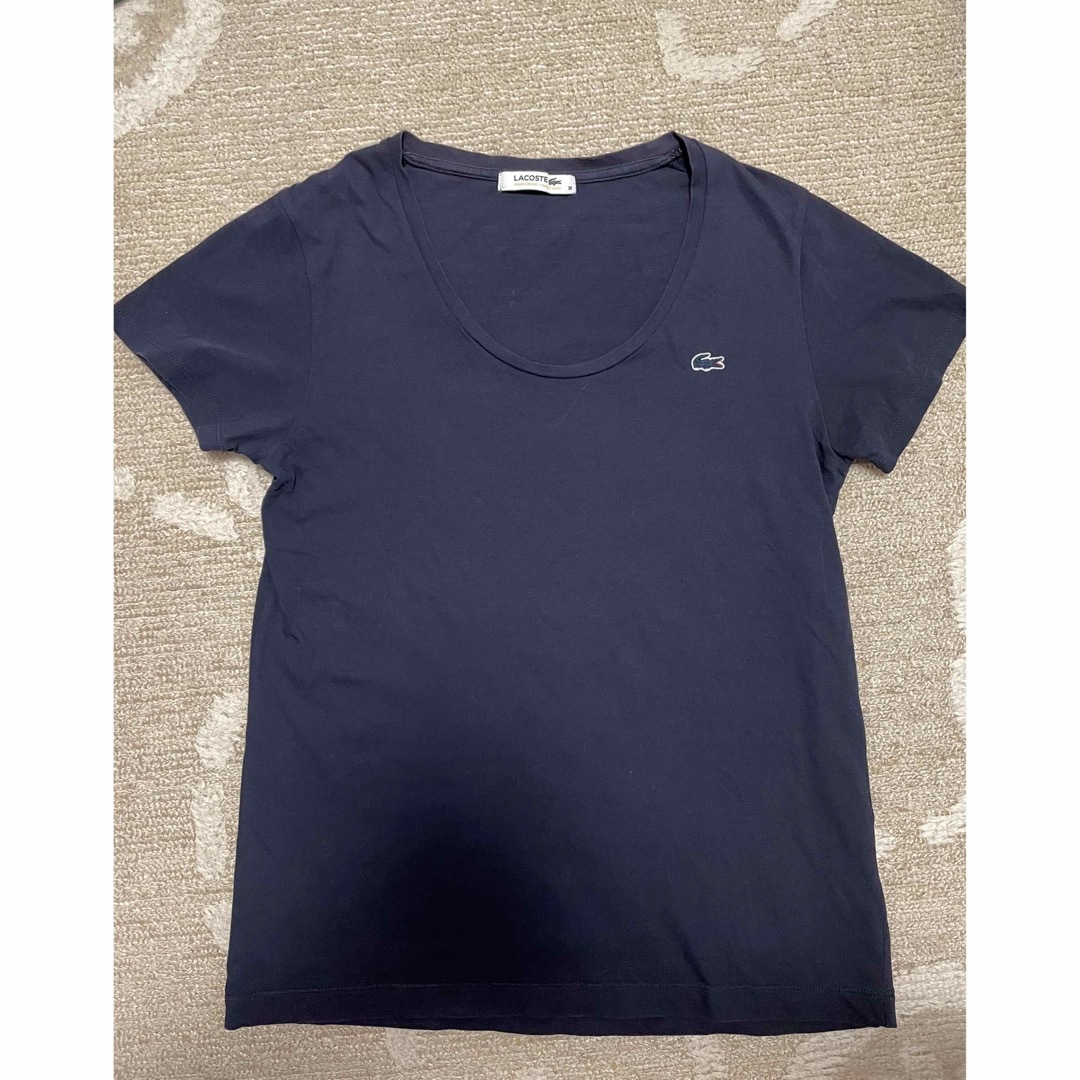 LACOSTE - ラコステ LACOSTE ロゴTシャツ ネイビー 36サイズの通販 by ...