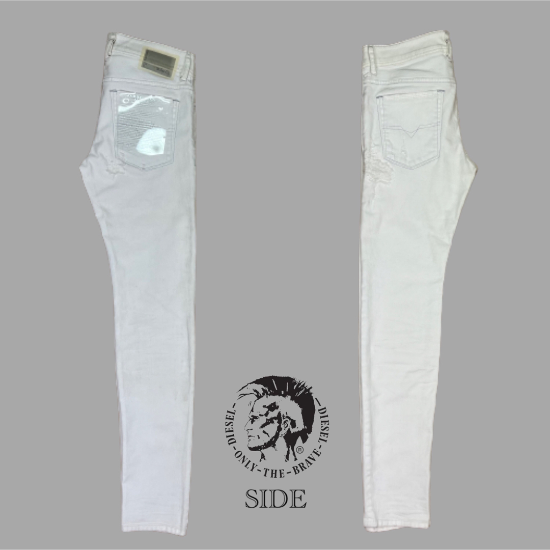 DIESEL - DIESELタグ付き新品☆訳ありOUTLET価格!! 白スキニー DIESEL - DIESELタグ付き新品☆訳ありOUTLET価格!! 白スキニー