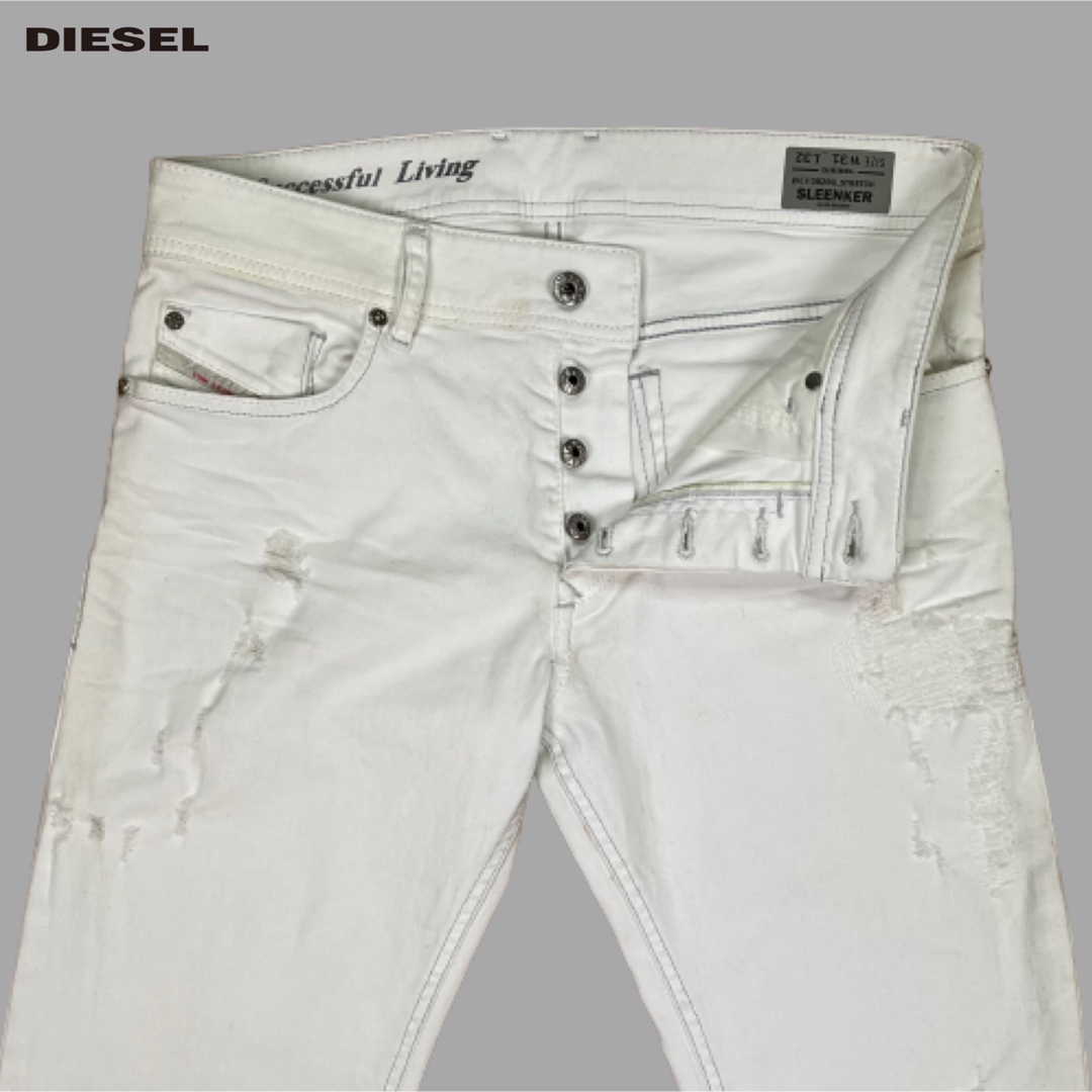 DIESEL - DIESELタグ付き新品☆訳ありOUTLET価格!! 白スキニー DIESEL - DIESELタグ付き新品☆訳ありOUTLET価格!! 白スキニー