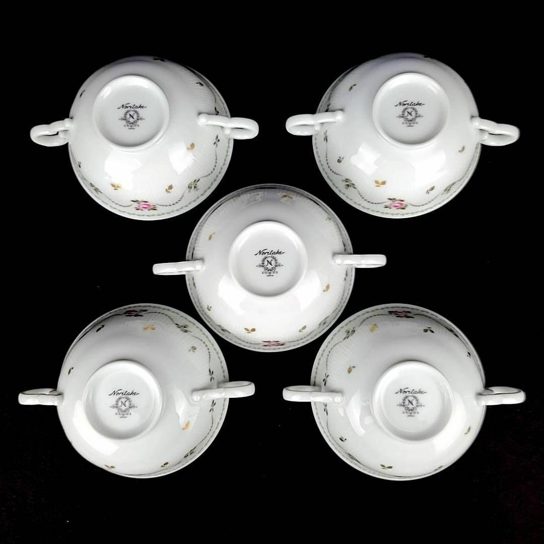 Noritake - ☆良品 ◇ ノリタケ 薔薇 スープカップ 5客の通販 by