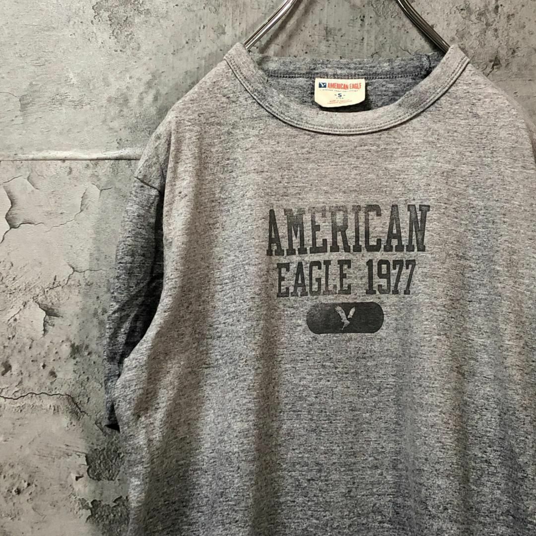 AMERICAN EAGLE ワシ USA輸入 スレ加工 Tシャツの通販 by 古着屋