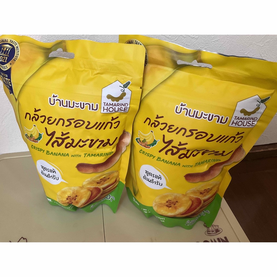 タマリンドジャムのサクサクバナナチップス　　　再入荷しました！！　90g✖️2袋 食品/飲料/酒の食品(菓子/デザート)の商品写真