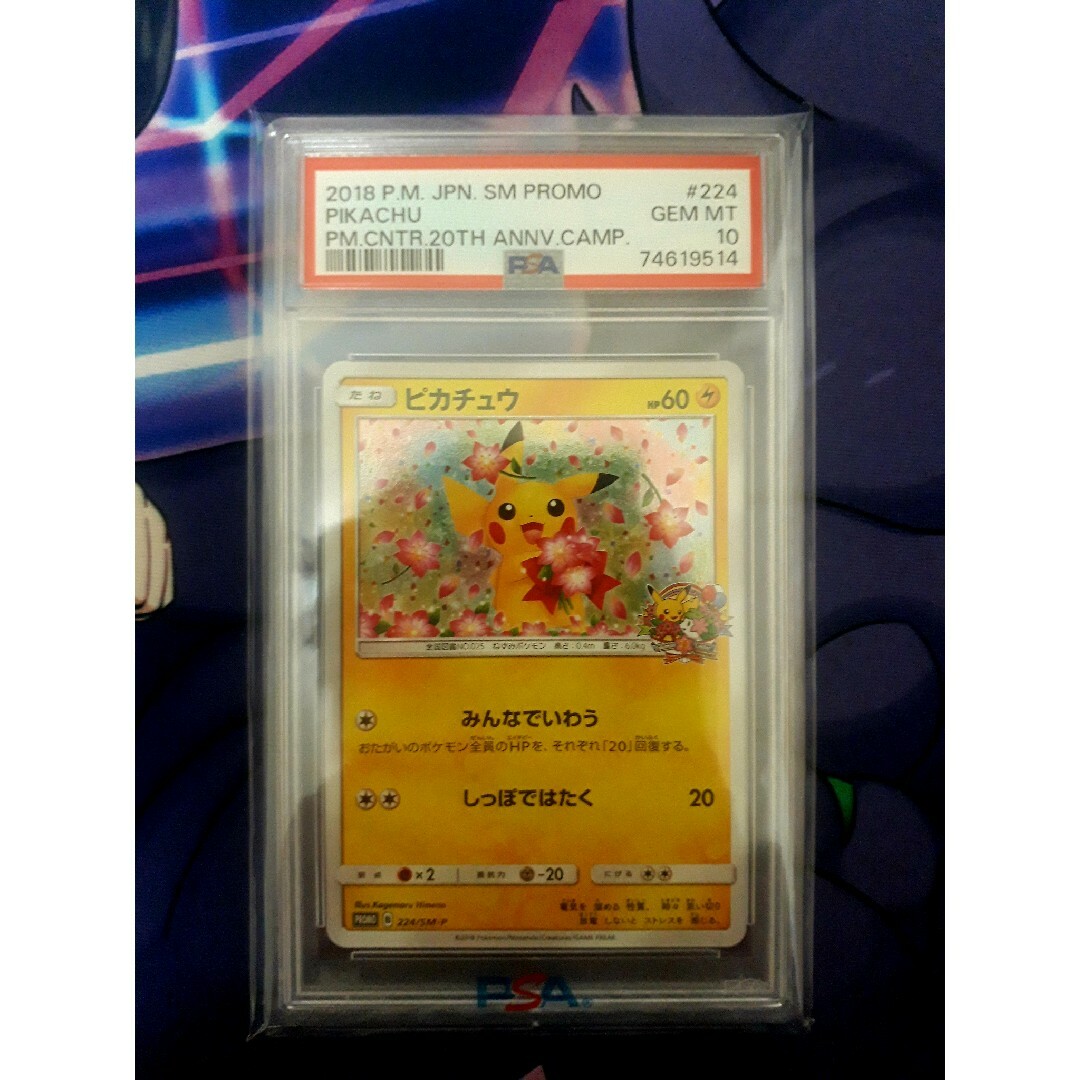 ポケモンカード みんなでいわうピカチュウ PSA10PSA10PSAケース