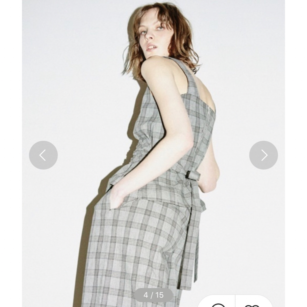 FRAY I.D ブラウス ワイドパンツセットアップ チェック 美品