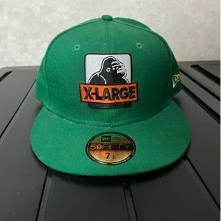 【美品】x-large エクストララージ　キャップ　イエロー　フリーサイズキャップ