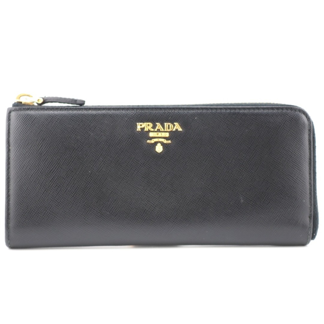 PRADA(プラダ)のプラダ PRADA 長財布
 サフィアーノ L字ファスナー 1ML183 ブラック レディースのファッション小物(財布)の商品写真