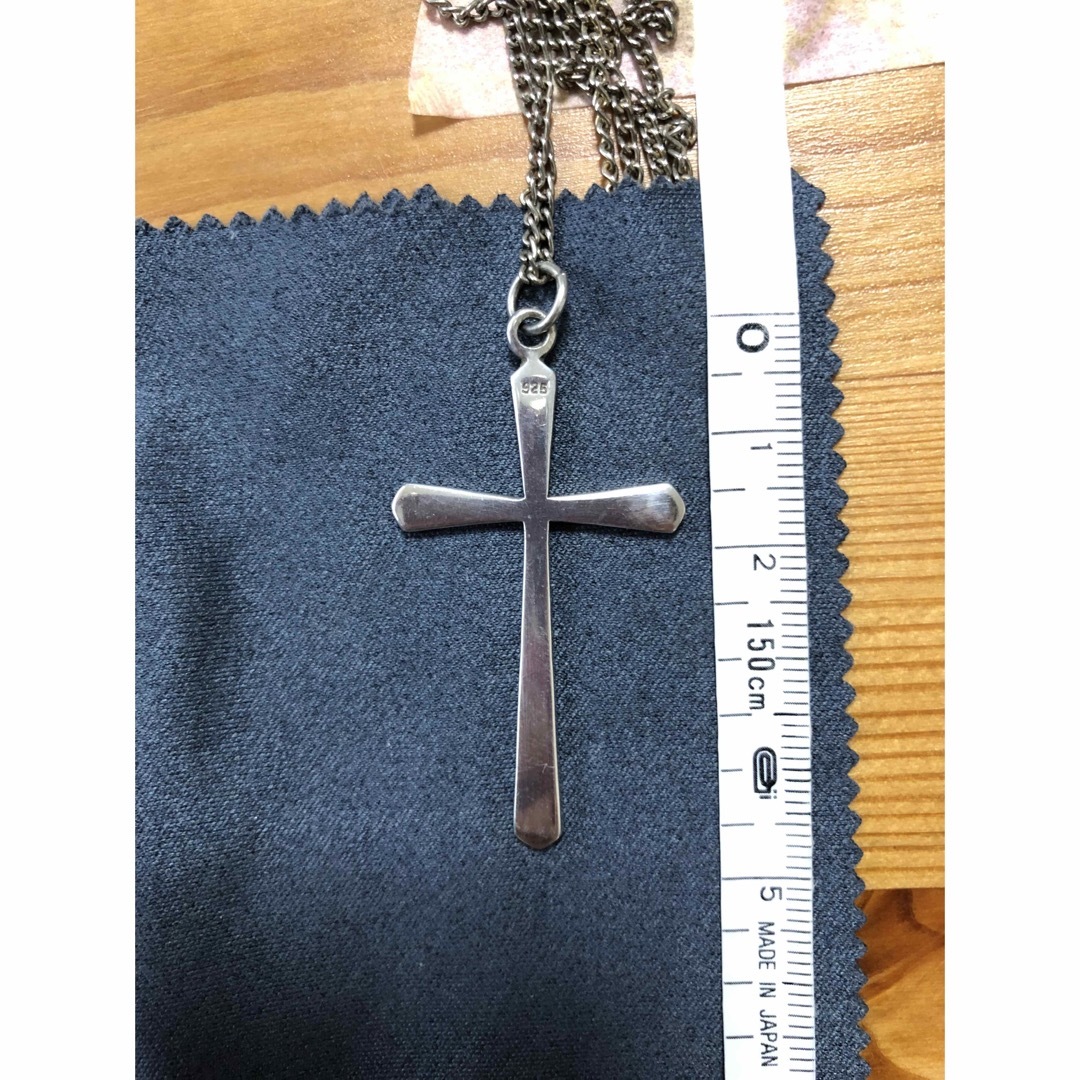 【シルバー925】十字架ネックレス メンズのアクセサリー(ネックレス)の商品写真